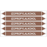 Značení potrubí, izopropylalkohol